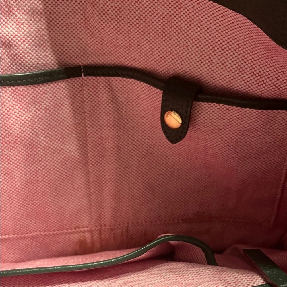 Dooney & Bourke Green Leather Hobo with Gold Hardware